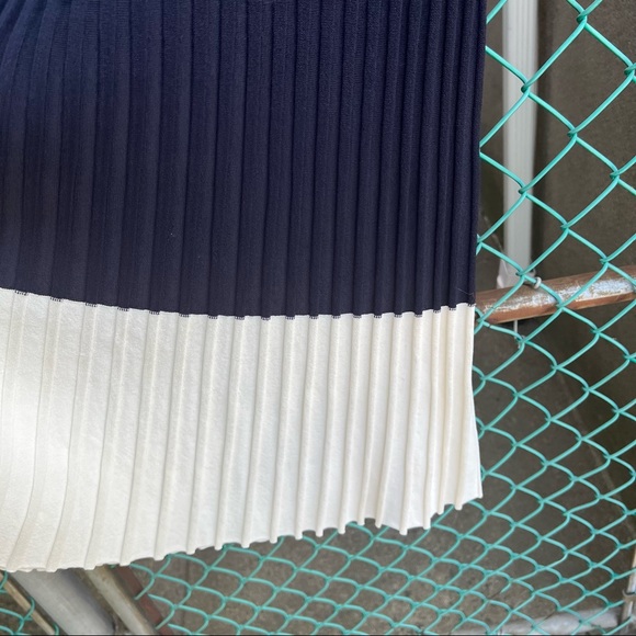 Ann Taylor Pleated Two-Tone Skirt S - Picture 10 of 12